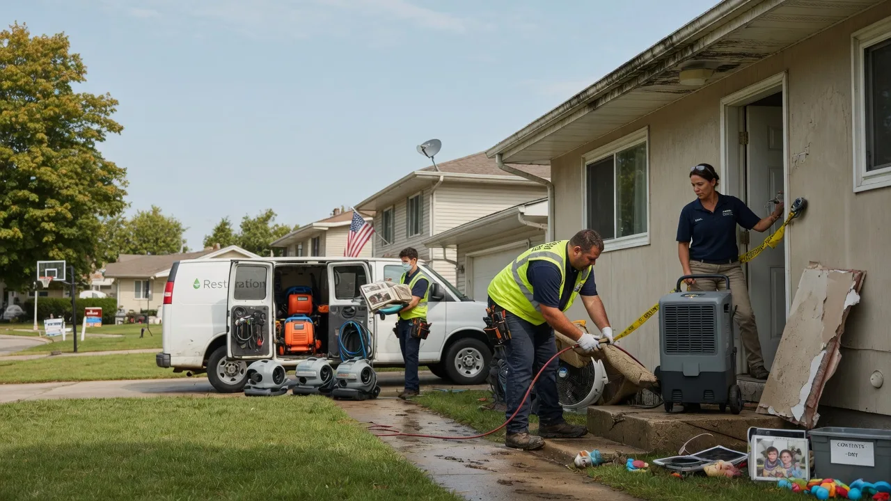 Water Damage Restoration in Pottersdale, PA near me